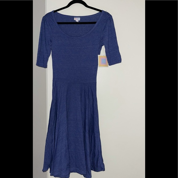 NWT✨LuLaRoe Blue Nicole Dress - Picture 6 of 7